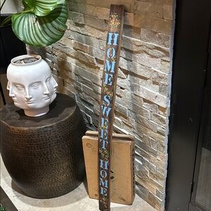 Barrel Stave Home Sweet Home Sign